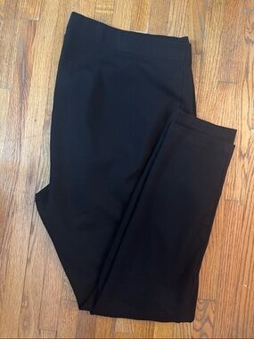 Talbots Black Ponte Stretch Leggings, XL